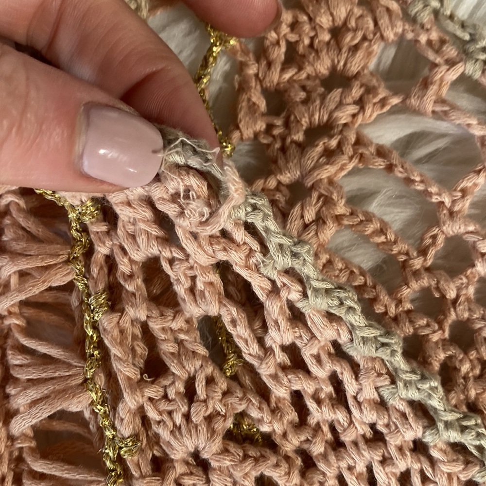 🩰[ Questions ] Intricate Knitted Tunic / Coverup - Picture 9 of 12